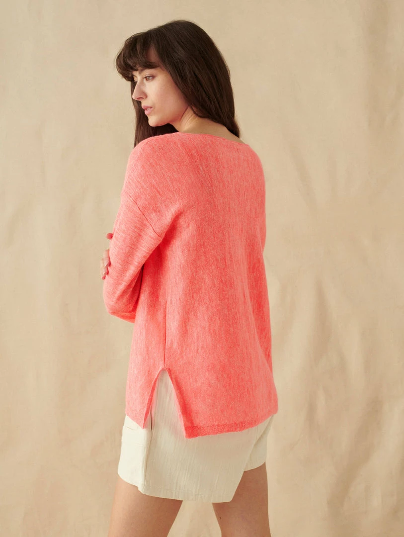 Coupon 👍 White + Warren Linen Slub Lace Up Top ❤️ 3 White + Warren Linen Slub Lace Up Top