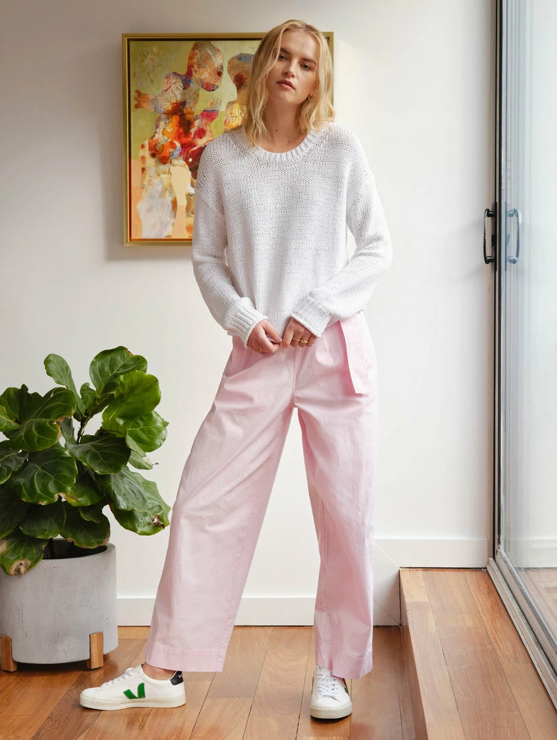 Best Pirce 𧨠White + Warren Italian Recycled Cotton Cropped Crewneck 𧨠2 White + Warren Italian Recycled Cotton Cropped Crewneck