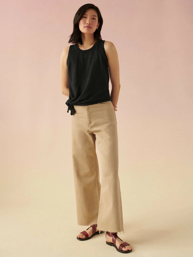 Cheapest ๐ฏ White + Warren Linen Slub Side Tie Tank ๐งจ 1 White + Warren Linen Slub Side Tie Tank