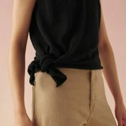 Cheapest ๐ฏ White + Warren Linen Slub Side Tie Tank ๐งจ 6 White + Warren Linen Slub Side Tie Tank