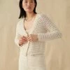 White + Warren Italian Blend Crochet Cardigan