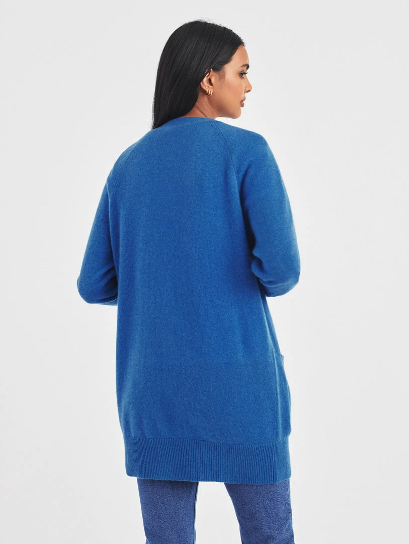 Budget ๐ White + Warren Cashmere Patch Pocket Open Cardigan โจ 4 White + Warren Cashmere Patch Pocket Open Cardigan