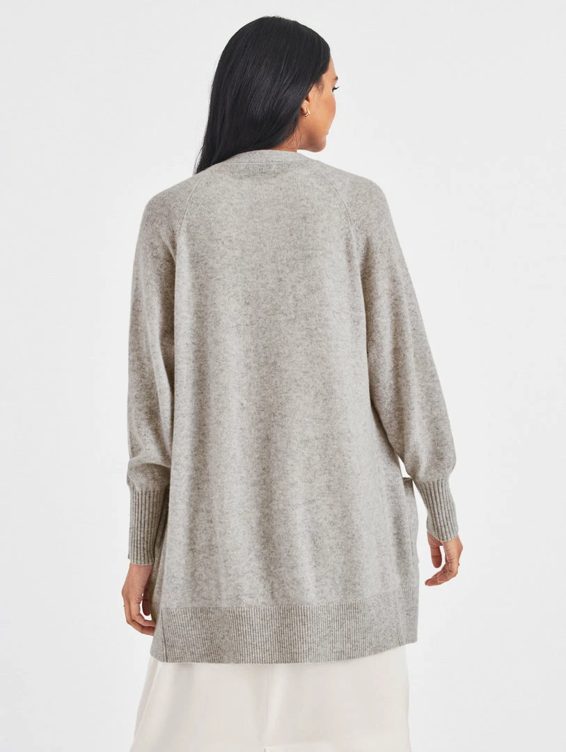 Hot Sale 😀 White + Warren Cashmere Patch Pocket Open Cardigan Cardigans 🎁 3 White + Warren Cashmere Patch Pocket Open Cardigan Cardigans