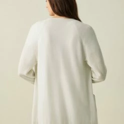 White + Warren Cashmere Patch Pocket Open Cardigan Cardigans