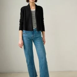 White + Warren Best-Sellers Essential Cashmere Cropped Trapeze