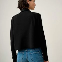 White + Warren Best-Sellers Essential Cashmere Cropped Trapeze