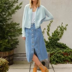 White + Warren Almost Gone Essential Cashmere Cropped Trapeze