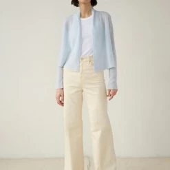 White + Warren Essential Cashmere Cropped Trapeze