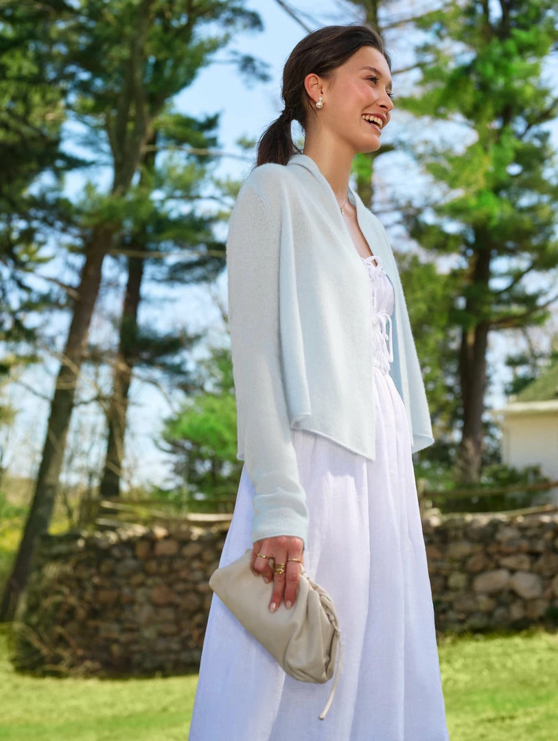 Top 10 ๐ฅ White + Warren Essential Cashmere Cropped Trapeze โ๏ธ 5 White + Warren Essential Cashmere Cropped Trapeze