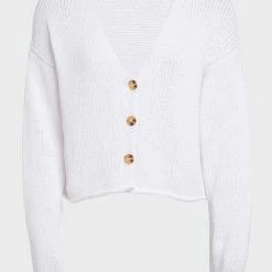 Brand new โค๏ธ White + Warren Italian Recycled Cotton Cropped Cardigan ๐ 11 White + Warren Italian Recycled Cotton Cropped Cardigan