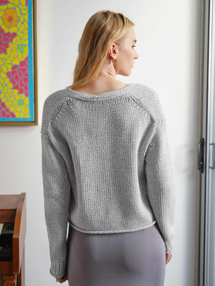 Outlet 😍 White + Warren Cardigans Italian Recycled Cotton Cropped Cardigan 🥰 3 White + Warren Cardigans Italian Recycled Cotton Cropped Cardigan