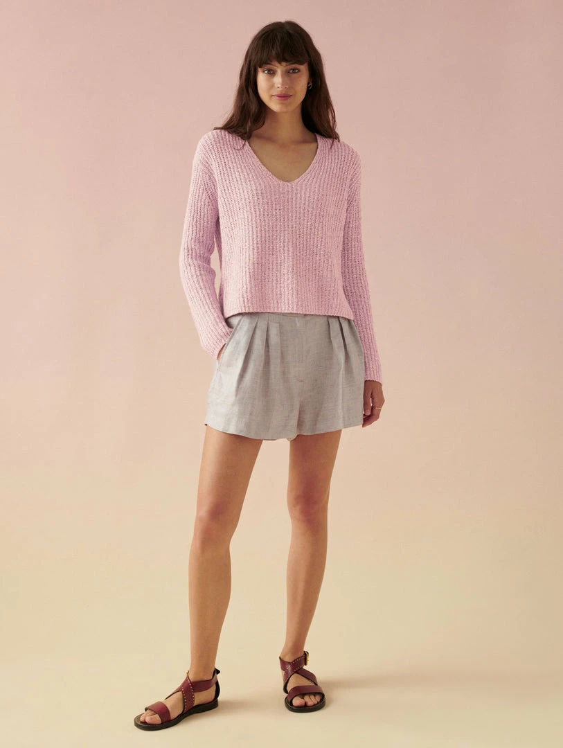 Wholesale ✔️ White + Warren Cotton Linen Marled V Neck 🌞 Summer Staples ⌛ 3 White + Warren Cotton Linen Marled V Neck Summer Staples