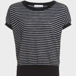 Top 10 β White + Warren Vacation Wardrobe Linen Slub Striped Tee π₯ 7 White + Warren Vacation Wardrobe Linen Slub Striped Tee