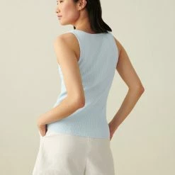 Best reviews of ⭐ White + Warren Vacation Wardrobe Linen Blend Ribbed Tank 🔥 6 White + Warren Vacation Wardrobe Linen Blend Ribbed Tank