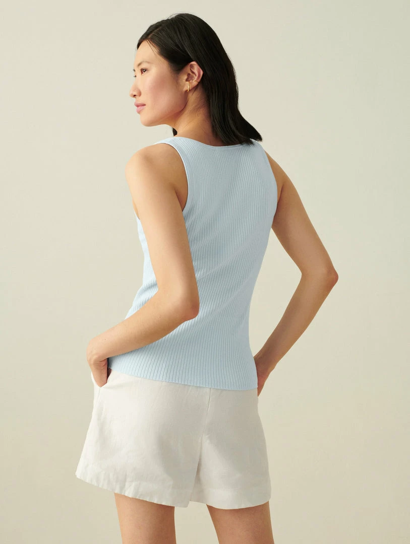 Best reviews of ⭐ White + Warren Vacation Wardrobe Linen Blend Ribbed Tank 🔥 3 White + Warren Vacation Wardrobe Linen Blend Ribbed Tank