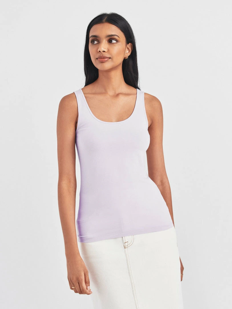 Cheapest 😉 White + Warren Cotton Modal Tank Top 👍 2 White + Warren Cotton Modal Tank Top