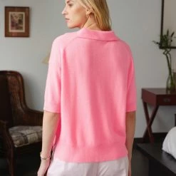 Cheap โ๏ธ White + Warren Cashmere Polo Top ๐ 7 White + Warren Cashmere Polo Top