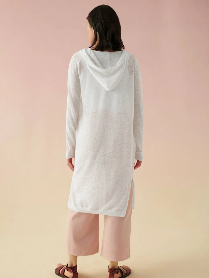 Top 10 🔔 White + Warren Vacation Wardrobe Linen Slub Long Hooded Cardigan 🥰 7 White + Warren Vacation Wardrobe Linen Slub Long Hooded Cardigan