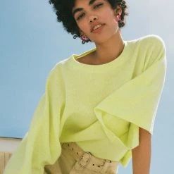 White + Warren Cashmere Draped Top