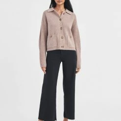 White + Warren Luxe Cashmere Collared Jacket