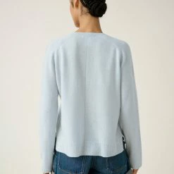 Cheapest ⭐ White + Warren Cashmere Split Neck Pullover ❤️ 9 White + Warren Cashmere Split Neck Pullover