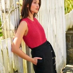 White + Warren Cotton Mesh Tank Summer Staples