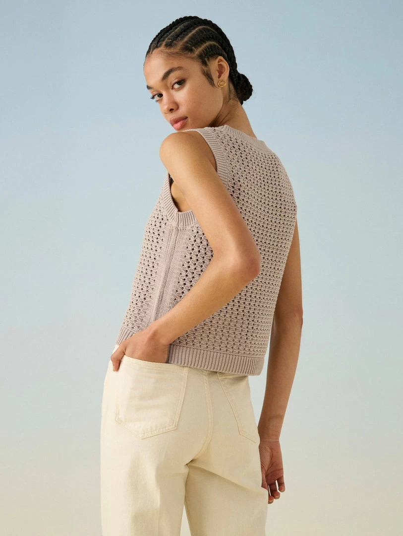 Hot Sale ๐ White + Warren Best-Sellers Cotton Mesh Tank ๐ 4 White + Warren Best-Sellers Cotton Mesh Tank