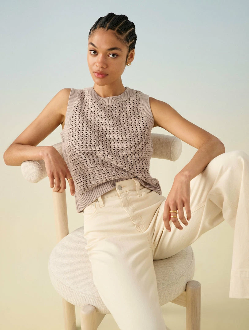 Hot Sale ๐ White + Warren Best-Sellers Cotton Mesh Tank ๐ 1 White + Warren Best-Sellers Cotton Mesh Tank