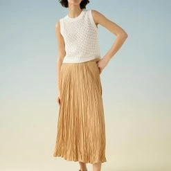 White + Warren Cotton Mesh Tank