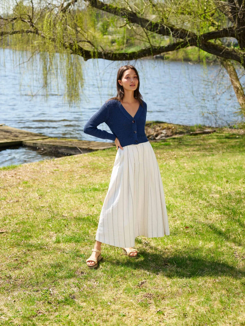 Cheapest 😉 White + Warren ☀️ Summer Staples Cotton Cropped Mesh Cardigan 💯 3 White + Warren Summer Staples Cotton Cropped Mesh Cardigan