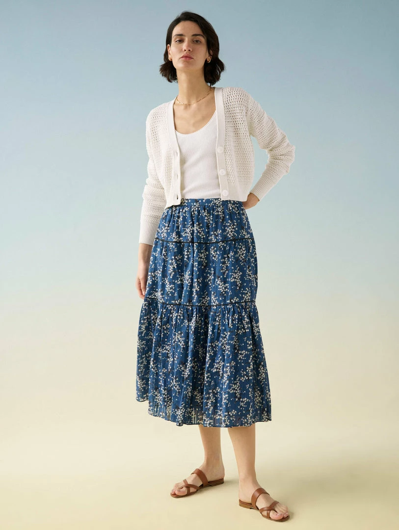 Top 10 😉 White + Warren Cotton Cropped Mesh Cardigan ✨ 5 White + Warren Cotton Cropped Mesh Cardigan