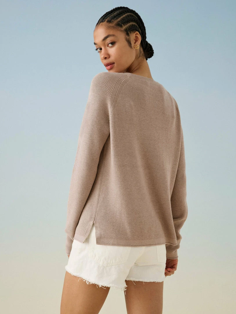 Flash Sale 🤩 White + Warren Cotton Silk Ribbed Crewneck Best-Sellers ⭐ 4 White + Warren Cotton Silk Ribbed Crewneck Best-Sellers