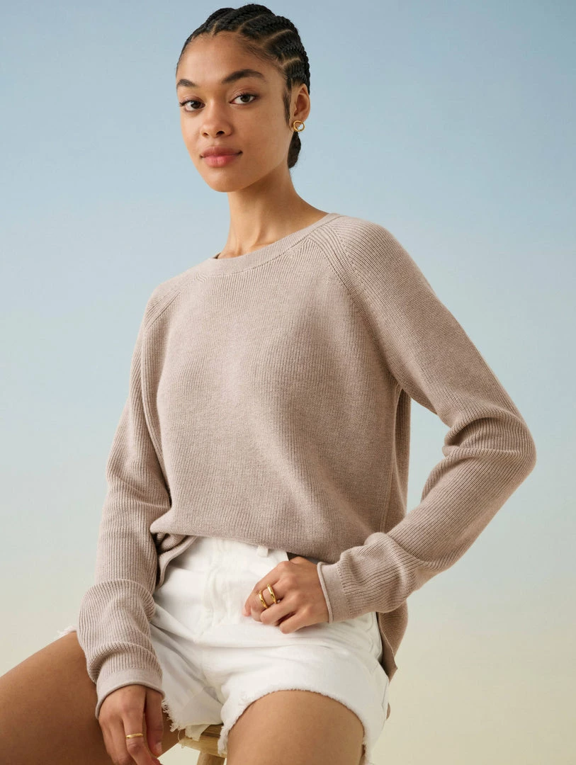 Flash Sale 🤩 White + Warren Cotton Silk Ribbed Crewneck Best-Sellers ⭐ 2 White + Warren Cotton Silk Ribbed Crewneck Best-Sellers