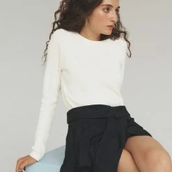 White + Warren Cotton Silk Ribbed Crewneck Best-Sellers