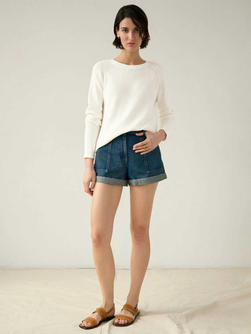 Deals ๐ฅฐ White + Warren Cotton Silk Ribbed Crewneck Best-Sellers โ๏ธ 3 White + Warren Cotton Silk Ribbed Crewneck Best-Sellers