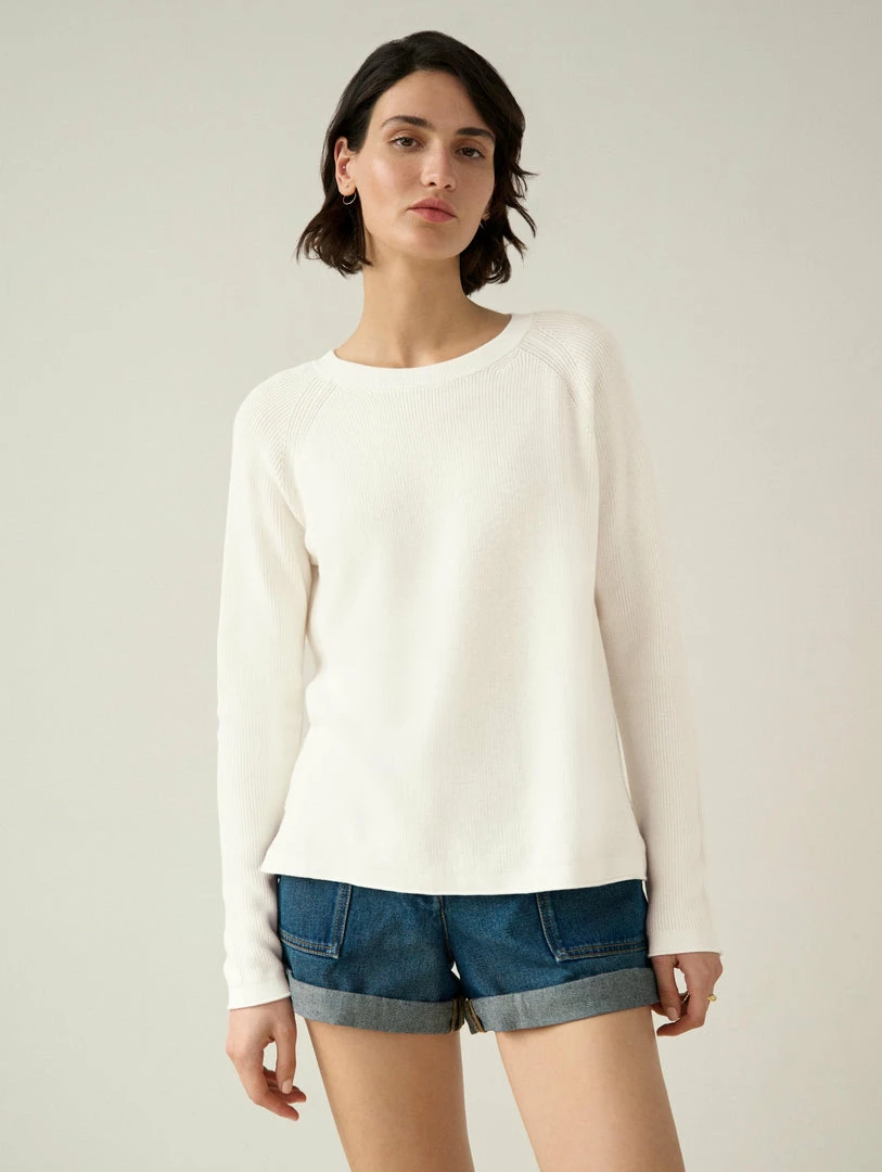Deals ๐ฅฐ White + Warren Cotton Silk Ribbed Crewneck Best-Sellers โ๏ธ 1 White + Warren Cotton Silk Ribbed Crewneck Best-Sellers