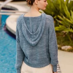 Flash Sale ⌛ White + Warren Linen Hoodie ❤️ 7 White + Warren Linen Hoodie