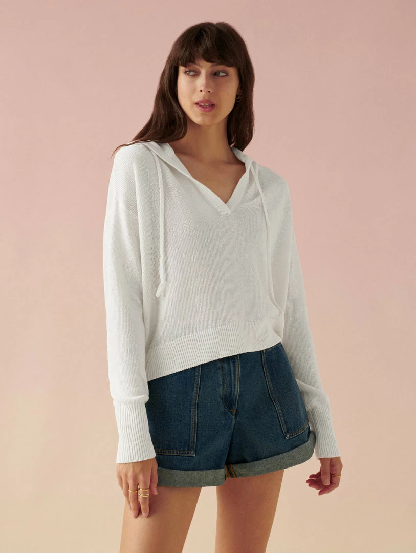 Best deal ✨ White + Warren Linen Hoodie 😍 1 White + Warren Linen Hoodie