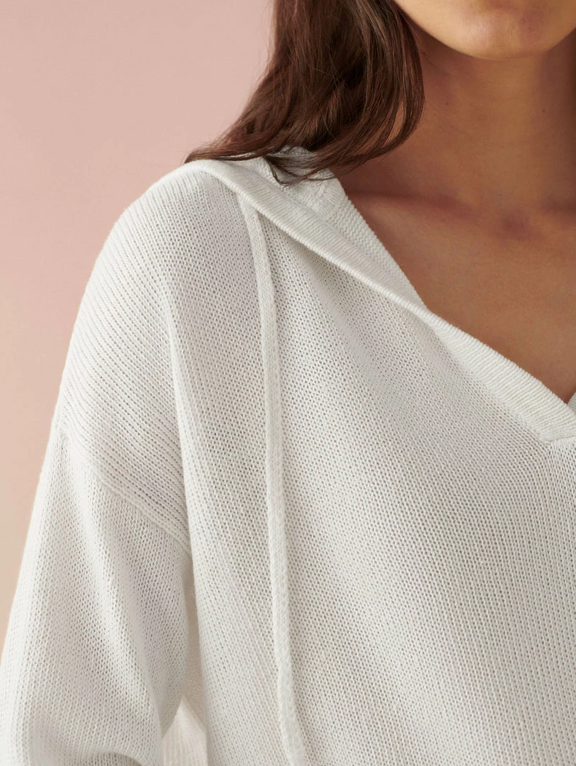 Best deal ✨ White + Warren Linen Hoodie 😍 3 White + Warren Linen Hoodie