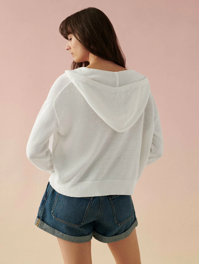 Best deal ✨ White + Warren Linen Hoodie 😍 4 White + Warren Linen Hoodie