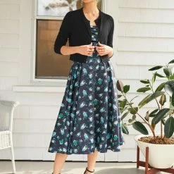 White + Warren Celebration Shop Silk Cashmere Button Cardigan