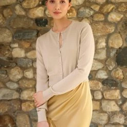 White + Warren Best-Sellers Silk Cashmere Button Cardigan