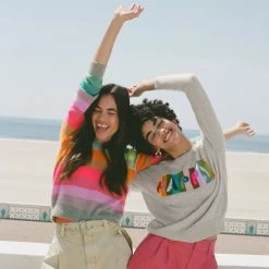 Promo 💯 White + Warren Cashmere Happy Sweatshirt 🔔 11 White + Warren Cashmere Happy Sweatshirt