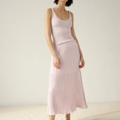 Best deal ๐ฏ White + Warren Best-Sellers Cotton Silk Ribbed ๐ Skirt ๐งจ 7 White + Warren Best-Sellers Cotton Silk Ribbed Skirt