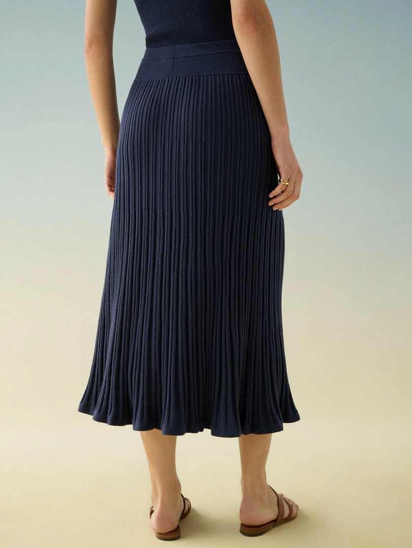 Deals ๐ White + Warren Cotton Silk Ribbed ๐ Skirt Color Shop โญ 6 White + Warren Cotton Silk Ribbed Skirt Color Shop