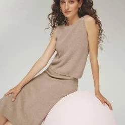 White + Warren Best-Sellers Cotton Silk Ribbed Top