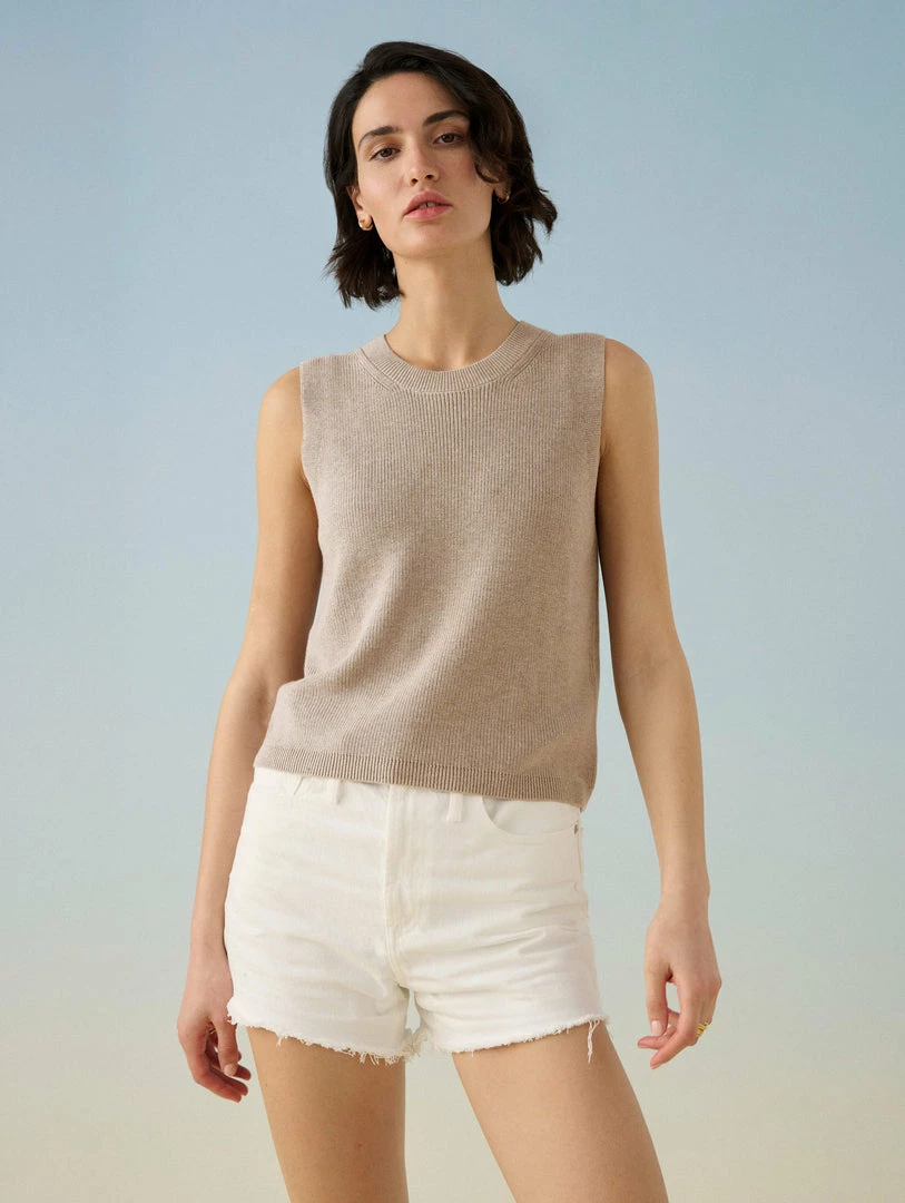 Top 10 🛒 White + Warren Best-Sellers Cotton Silk Ribbed Top 💯 1 White + Warren Best-Sellers Cotton Silk Ribbed Top