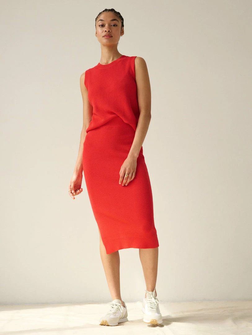 Promo ๐ White + Warren Cotton Silk Pencil ๐ Skirt Color Shop ๐งจ 5 White + Warren Cotton Silk Pencil Skirt Color Shop