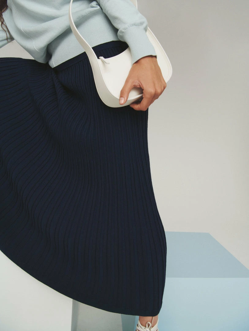 Deals ๐ White + Warren Cotton Silk Ribbed ๐ Skirt Color Shop โญ 2 White + Warren Cotton Silk Ribbed Skirt Color Shop