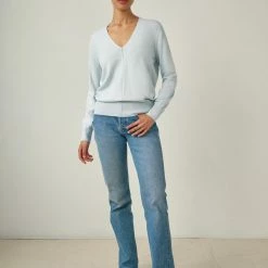 Best Sale ๐ White + Warren Color Shop Cotton Silk V Neck ๐ 7 White + Warren Color Shop Cotton Silk V Neck